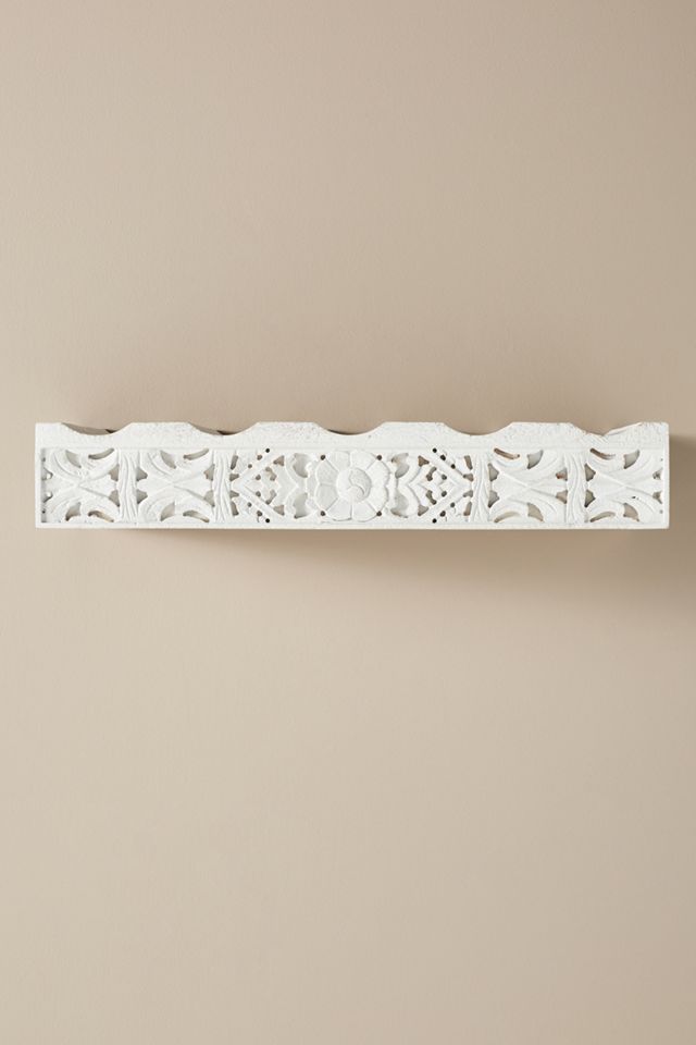 Handcarved Lombok Wall-Mounted Wine Rack #1