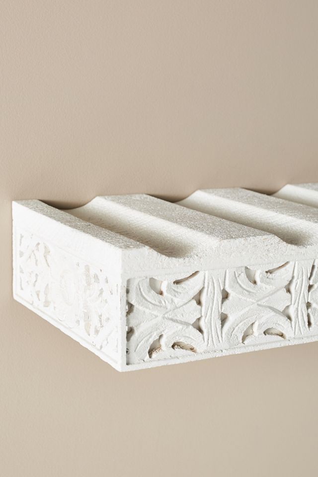Handcarved Lombok Wall-Mounted Wine Rack #2