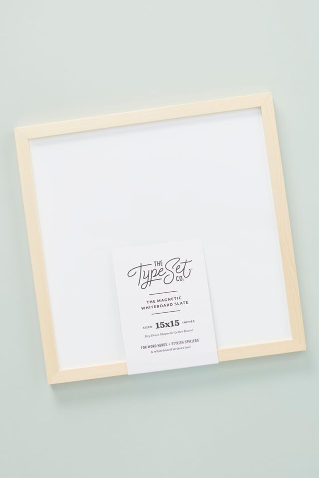 Dry Erase Magnetic Letter Board #1