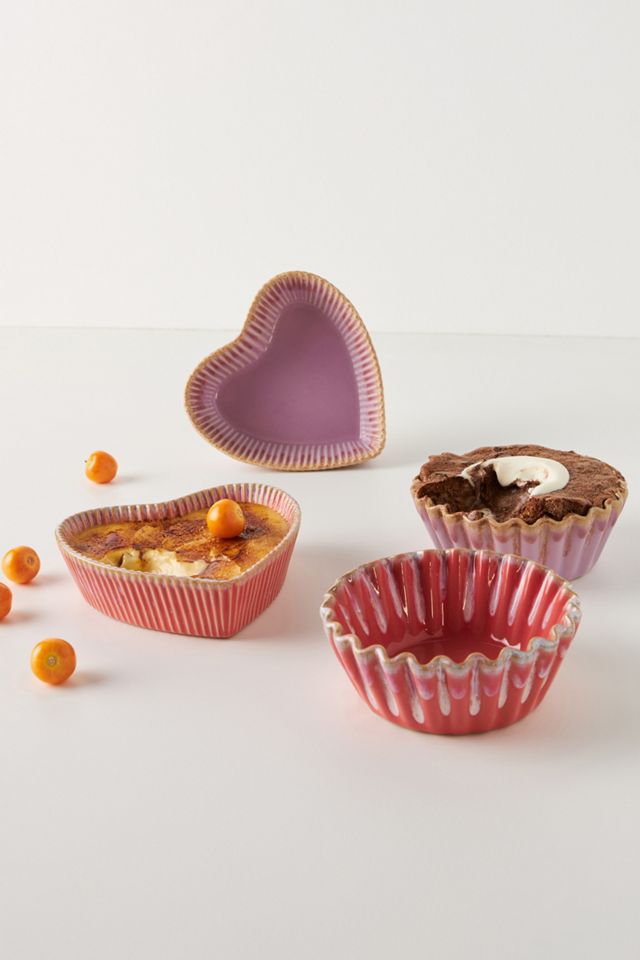 Valentine Ruffled Ramekins, Set of 2 #2