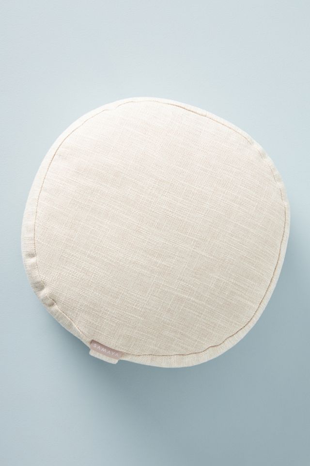 SAMAYA Wheat Round Meditation Cushion #1