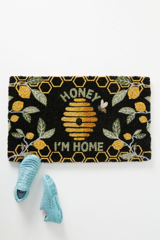 Honey I'm Home Coir Doormat - Entryways