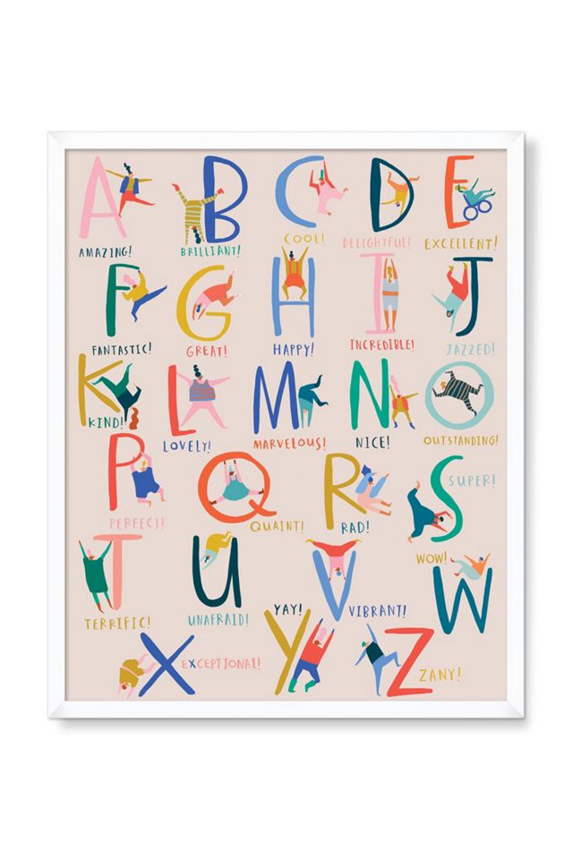Feel Good ABCs Wall Art #1