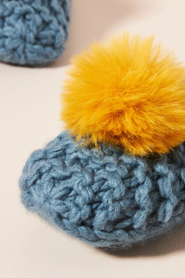 Pom Knit Slippers #2