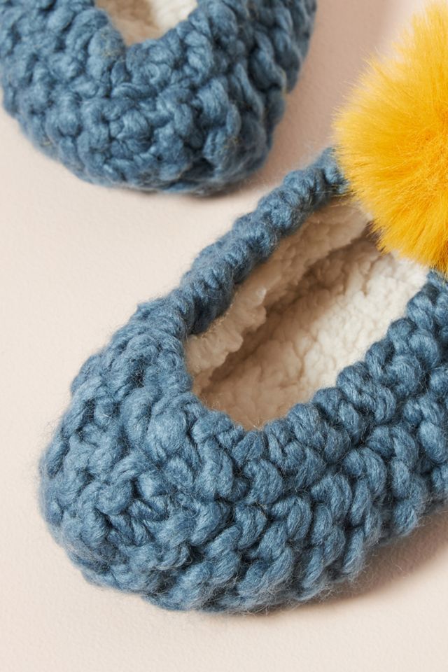 Pom Knit Slippers #3