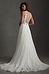 Jenny by Jenny Yoo Elinor Deep V-Neck Lace & Illusion Wedding Gown #1