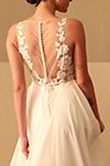 Jenny by Jenny Yoo Elinor Deep V-Neck Lace & Illusion Wedding Gown #10