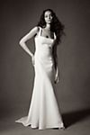 Jenny by Jenny Yoo Portia Square-Neck Fit & Flare Crepe Wedding Gown #7