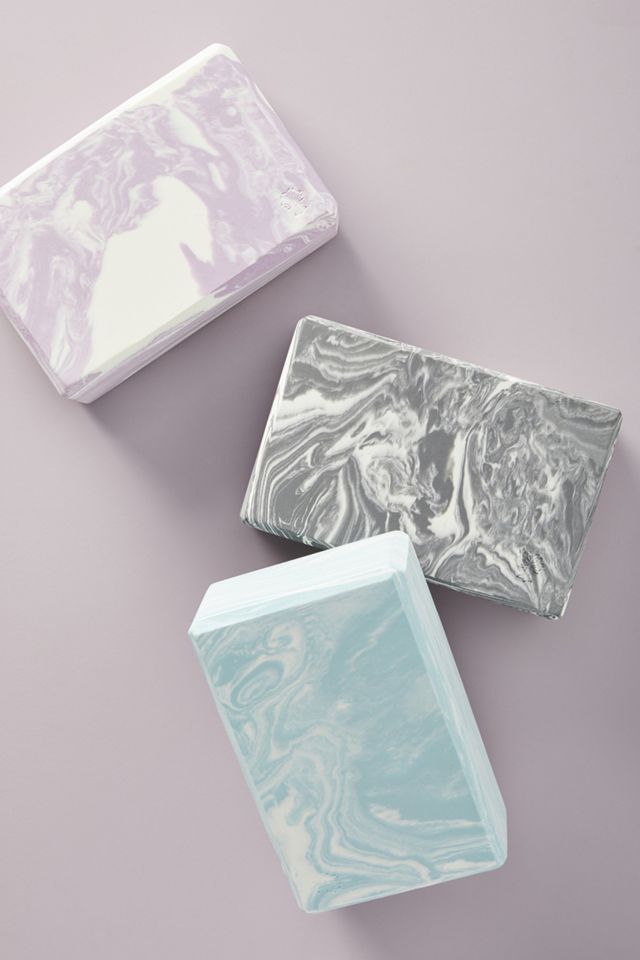 Oak and Reed Marbleized Yoga Block #1