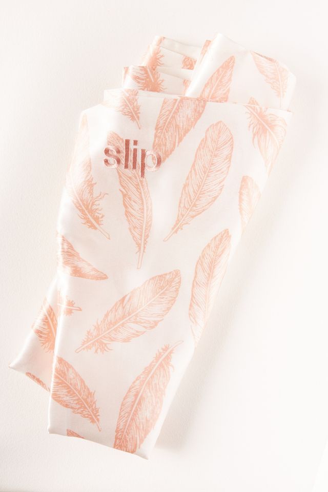 Slip Feather Silk Pillowcase