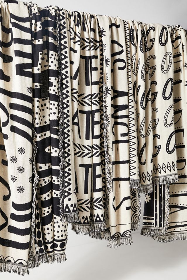 Calhoun & Co. Cities Throw Blanket #2