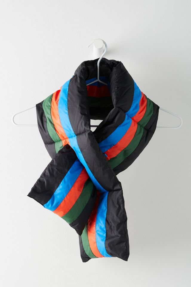 Kule Striped Puffer Scarf #3