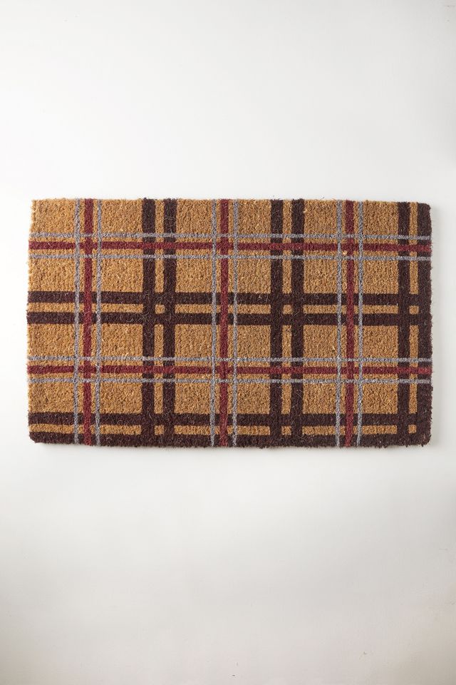 Plaid Doormat
