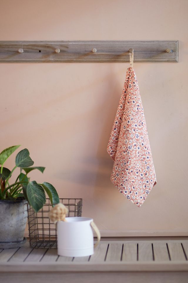 Pink Blossoms Tea Towel #2