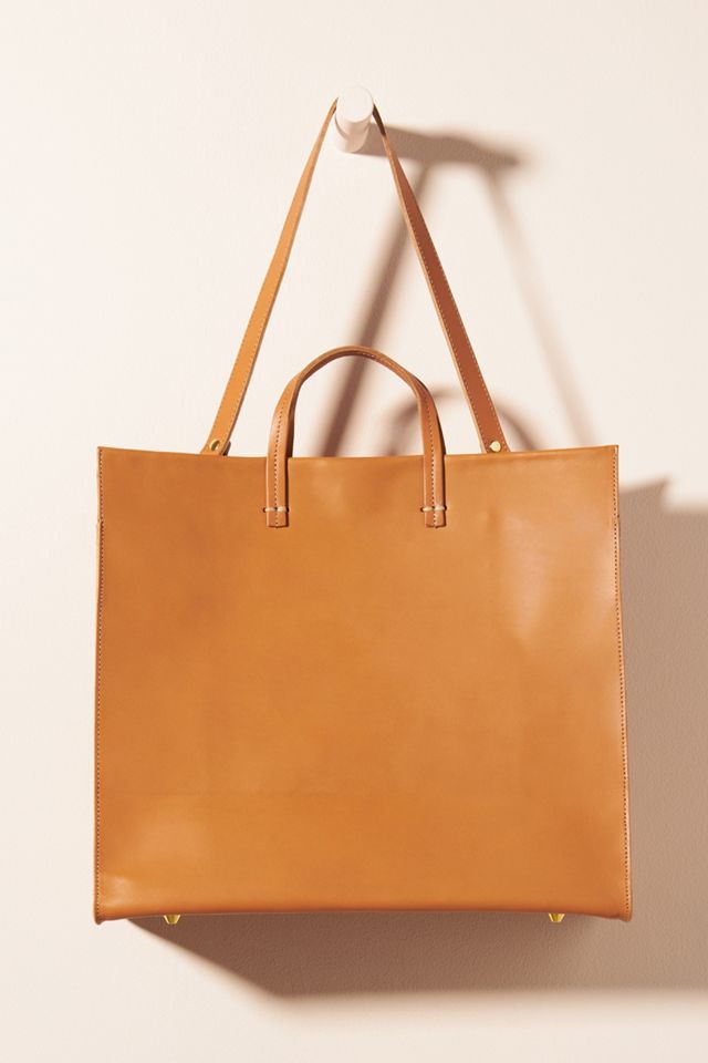 Clare V. Studded Leather Tote Bag #1