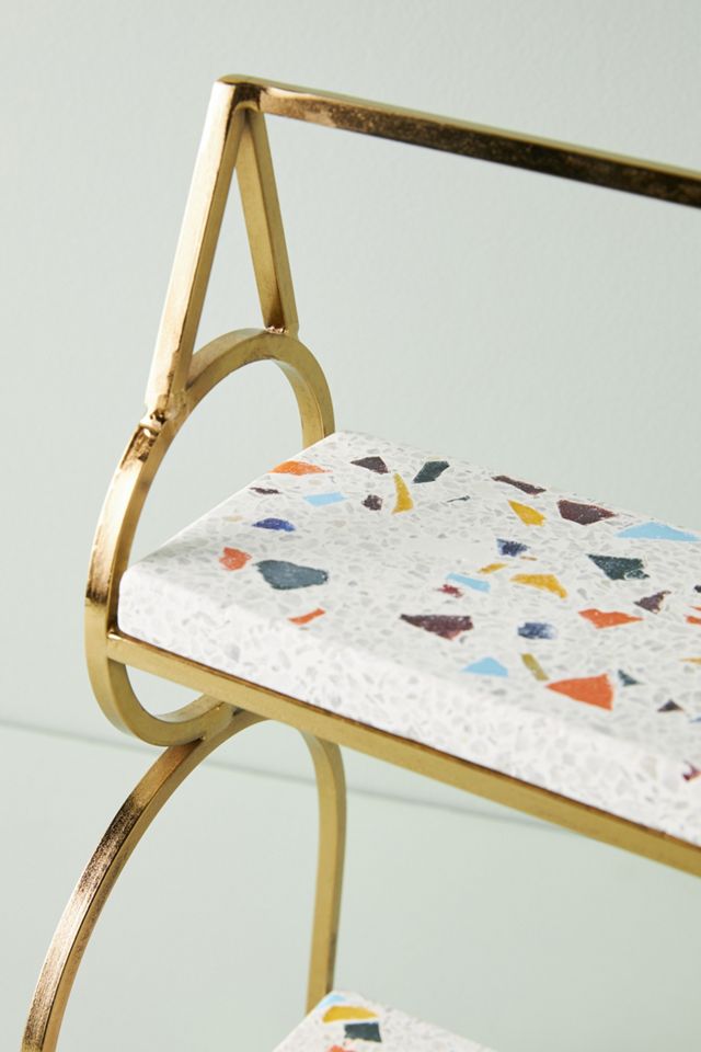 Fernanda Terrazzo Tiered Serving Stand #1