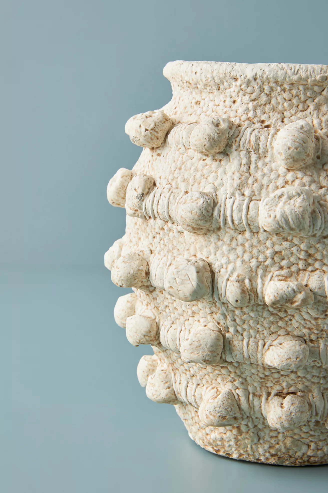 Minka Textured Pot | Stylish Handpainted Cement Vase