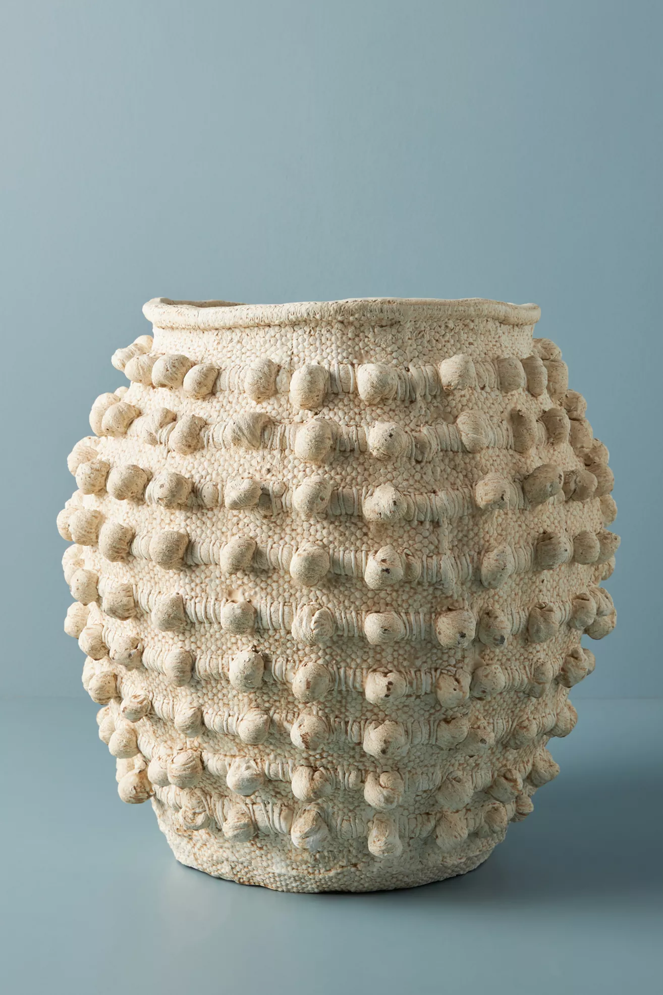 Minka Textured Pot | Stylish Handpainted Cement Vase