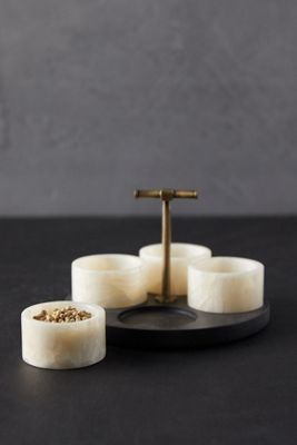 Onyx Condiment Stand