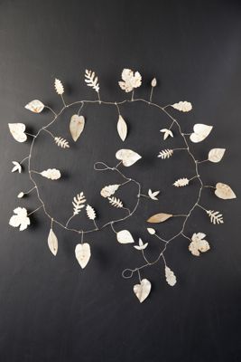 Iron Winter Leaf Garland