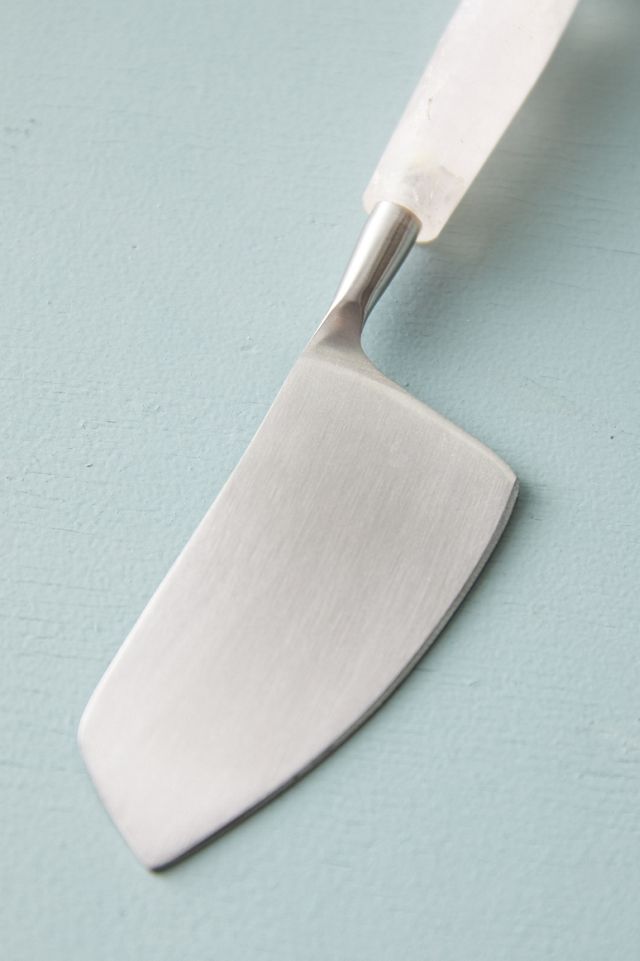 Rose Quartz Cheese Knife Set #2