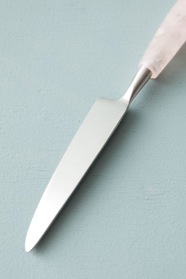 Rose Quartz Cheese Knife Set #4