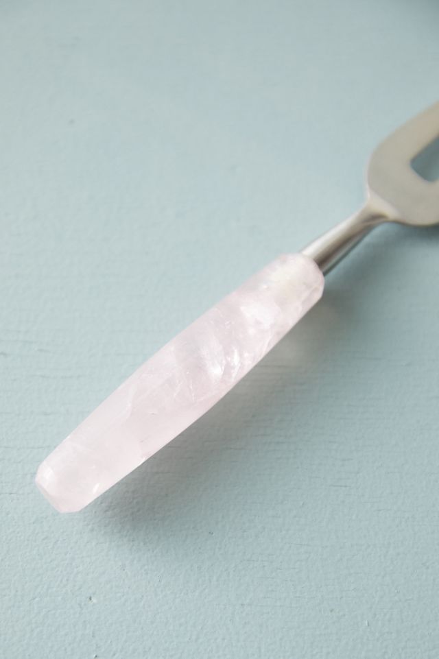 Rose Quartz Cheese Knife Set #5
