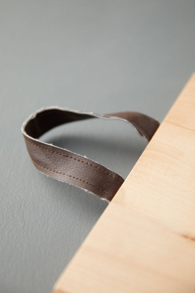 Beech Wood Cutting Board with Leather Handle #2