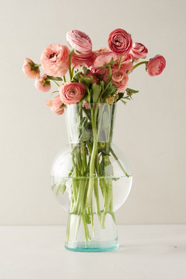 Recycled Glass Bubble Vase #1