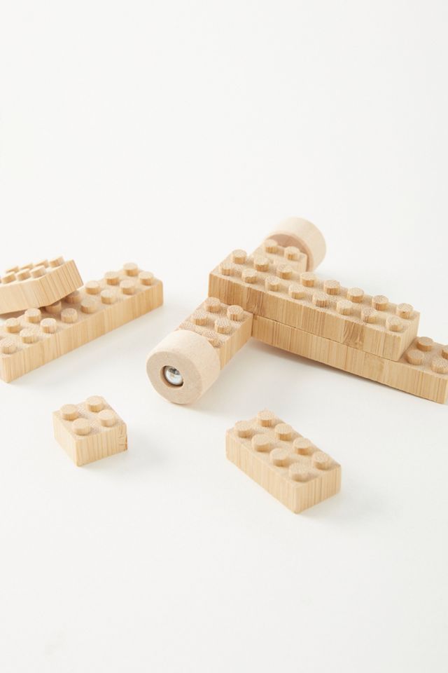 Bamboo Building Blocks, Set of 45 #1