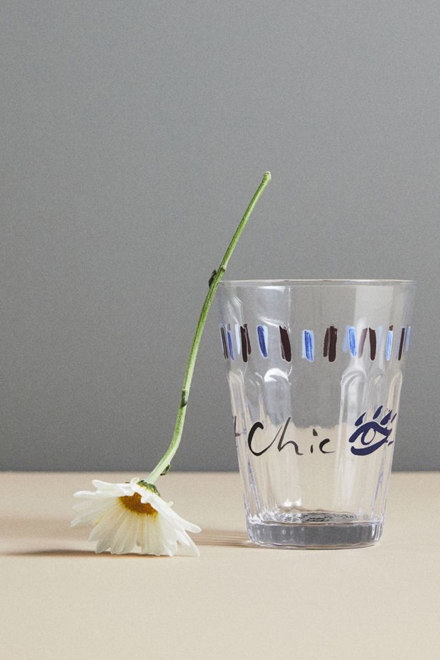 Hotel Magique for Anthropologie Petit Dejeuner Glass