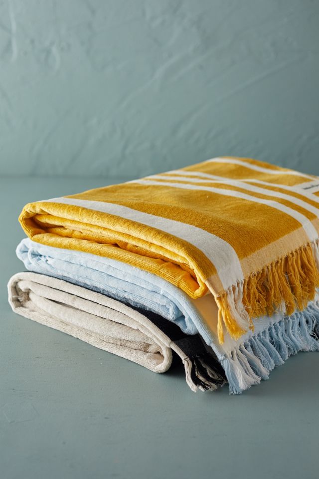 Rockaway Striped Cotton Beach Towel #1