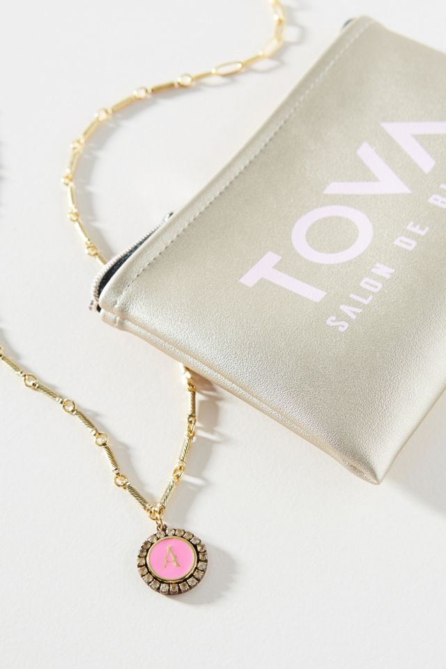 Tova Colorpop Monogram Pendant Necklace #2