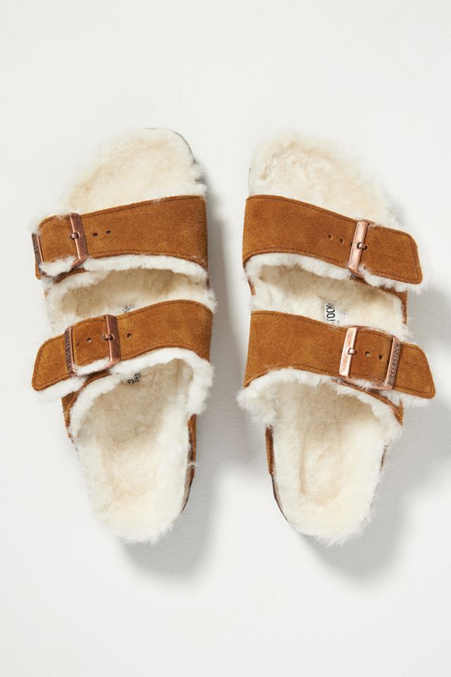 Birkenstock Arizona Shearling-Lined Sandals #1