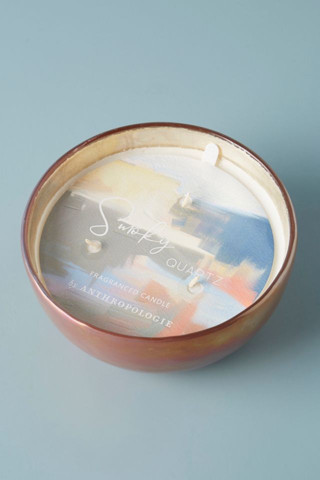 Gleaming Copper Glass Candle #2