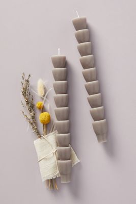 Constance Botanical Taper Candles, Set of 2