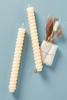 Constance Botanical Taper Candles, Set of 2