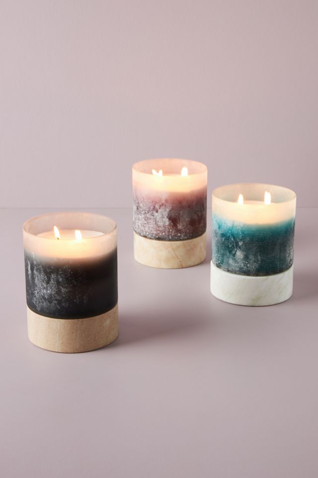 Landscape Frosted Glass Candle #3