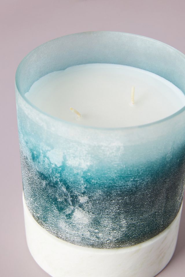 Landscape Frosted Glass Candle #1