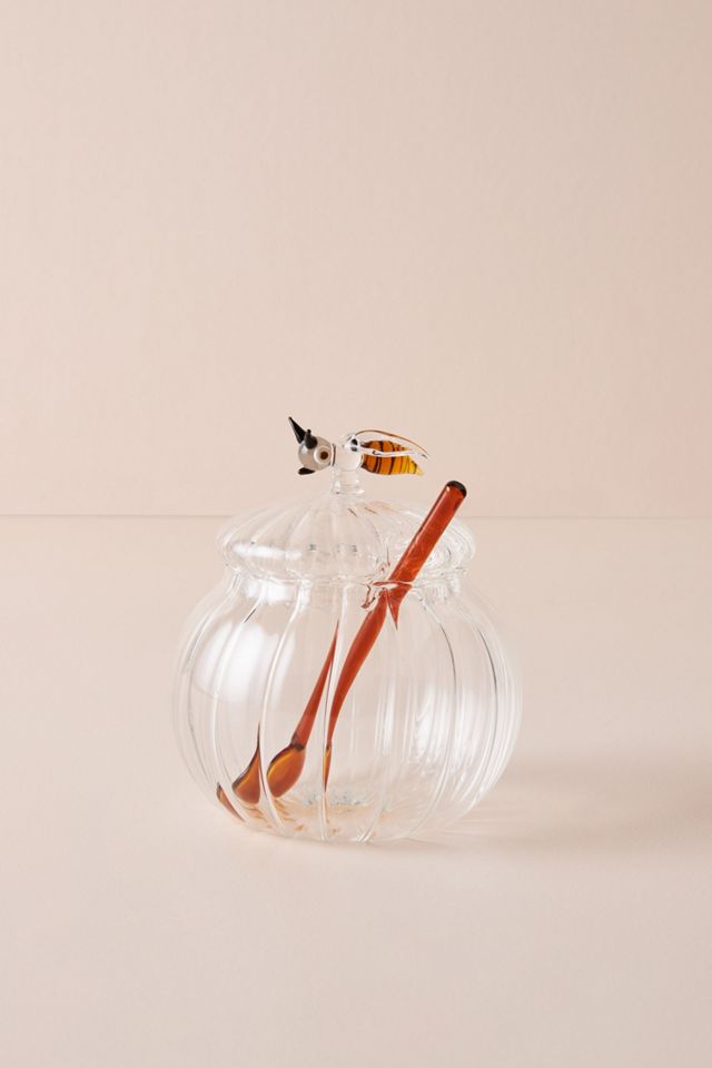 Avian Sugar Pot and Spoon #1