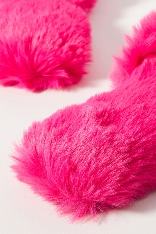 Ariana Bohling Nill Faux Fur Slippers #3