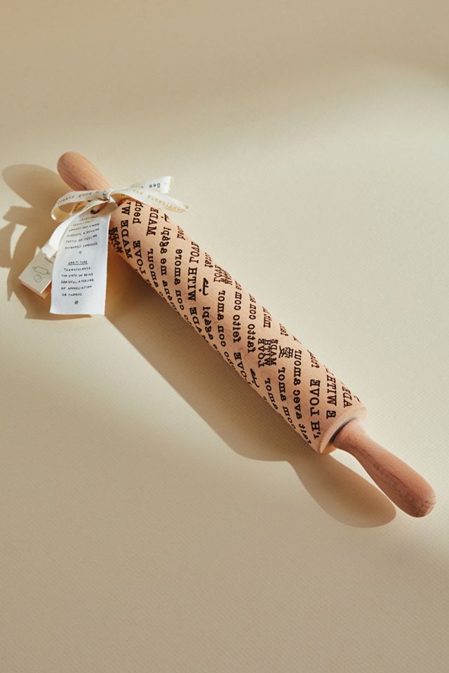 Heartfelt by Anthropologie Made With Love Rolling Pin