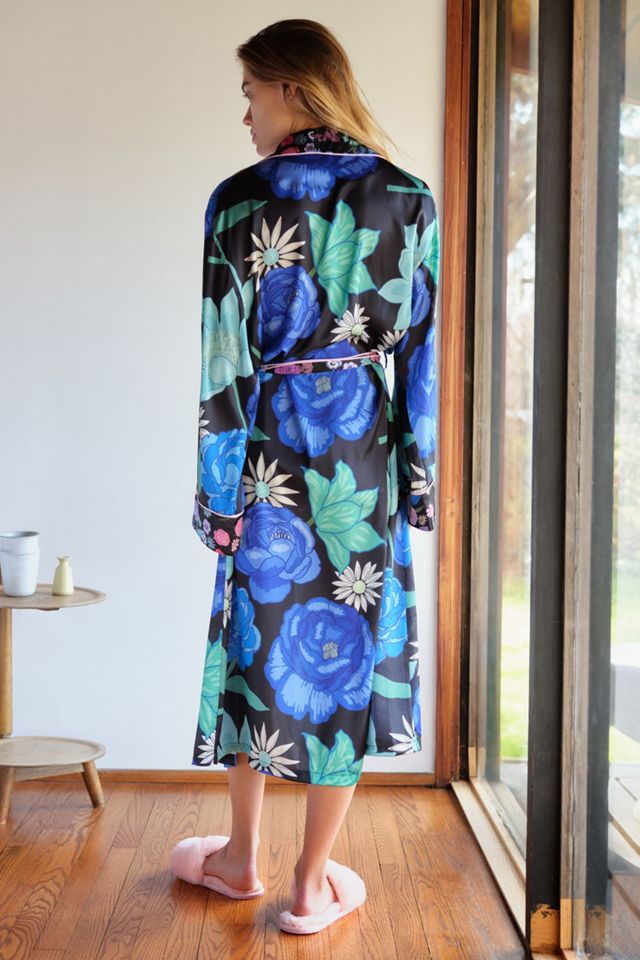 Karen Mabon Wisteria Satin Robe #1