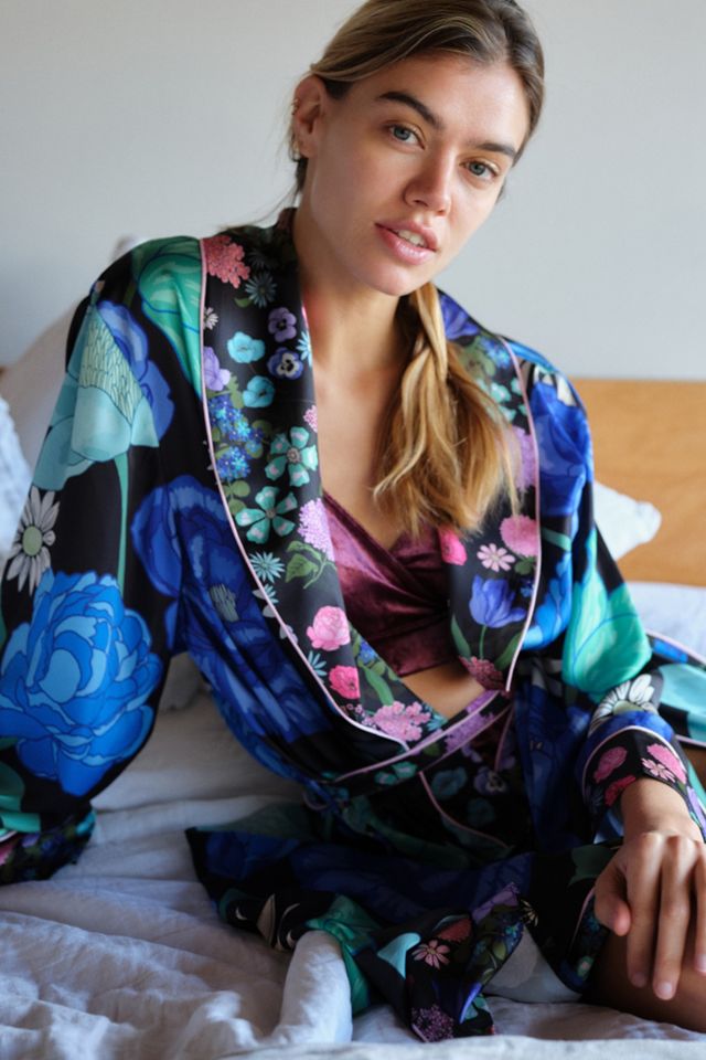 Karen Mabon Wisteria Satin Robe #2