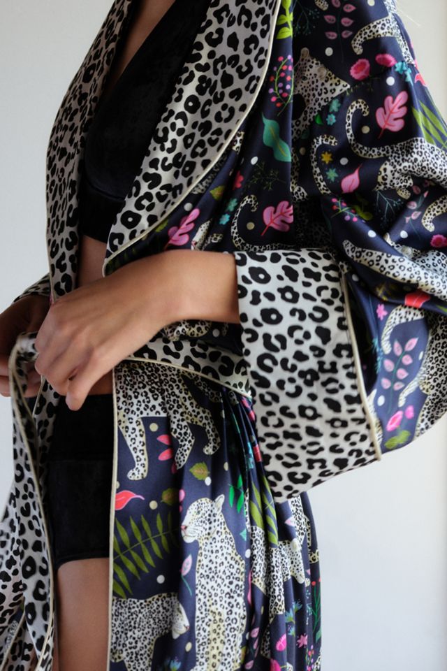Karen Mabon Silky Snow Leopard Robe #2