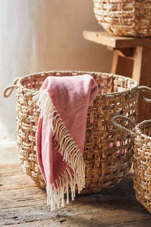 Woven Water Hyacinth Baskets, Set of 3 | Terrain