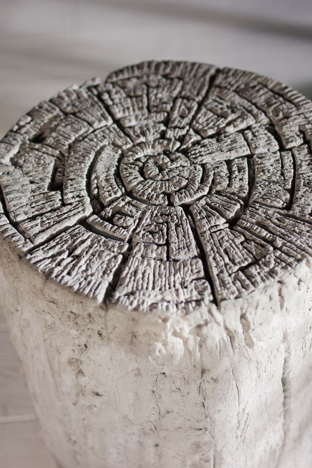 Faux Bois Stool, Round #3