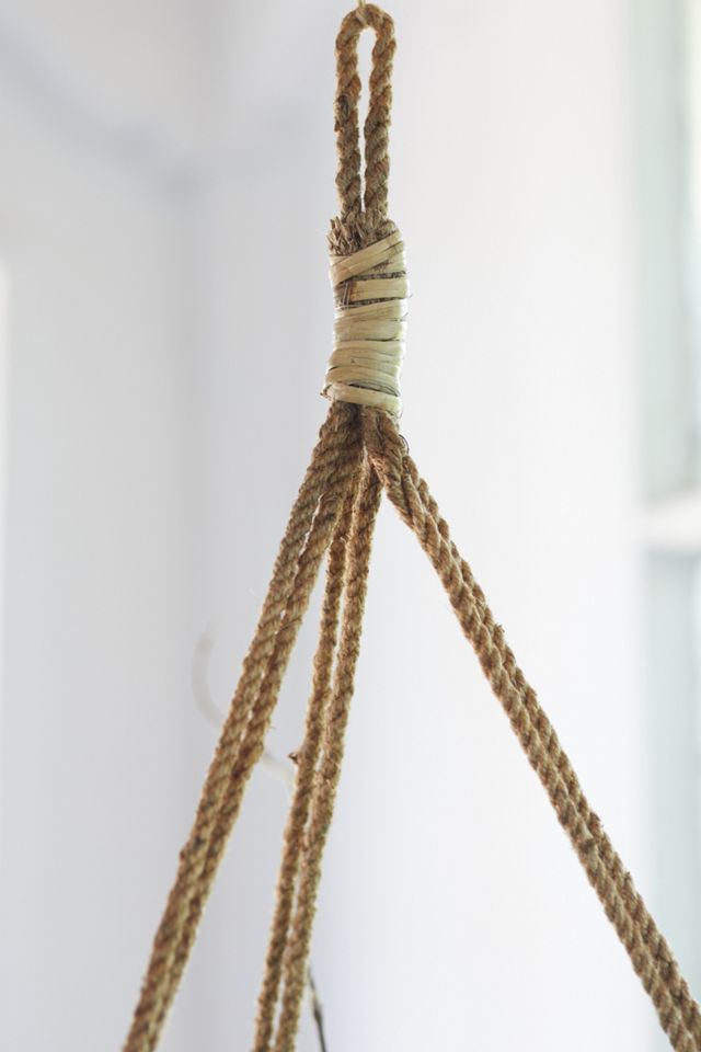 Rattan Hanging Basket Pot, 10 #2