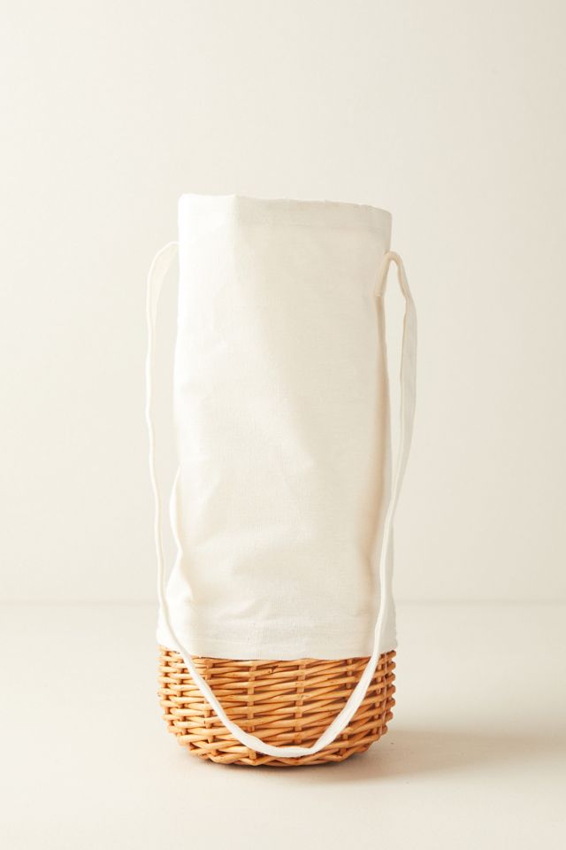 Insulated Canvas + Willow Wine Carrier #1