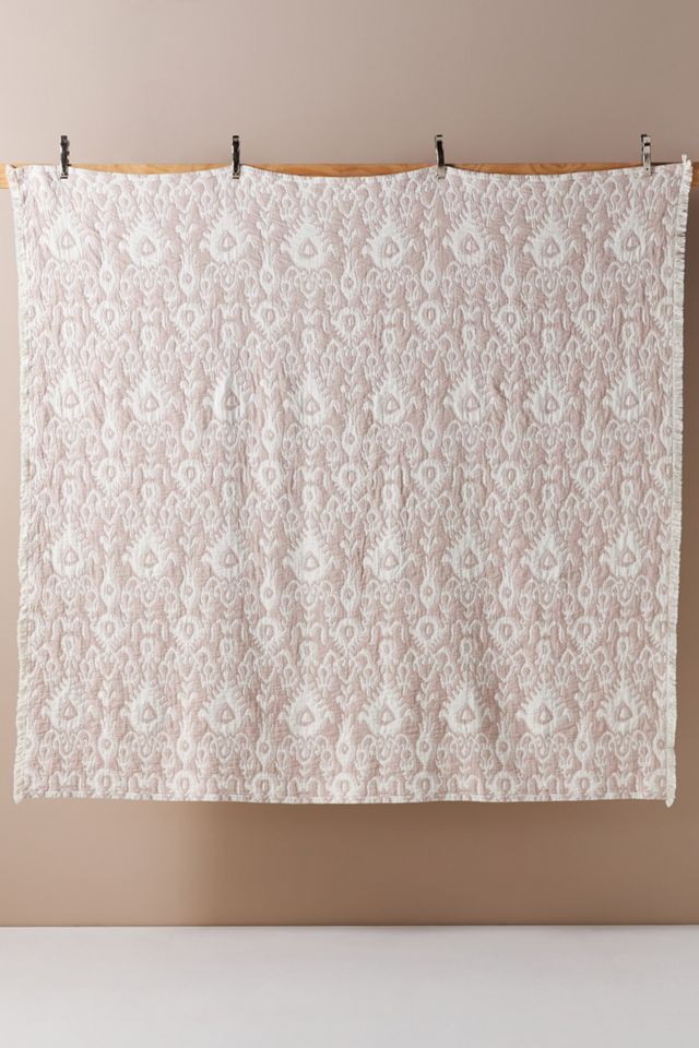 Jaslyn Woven Damask Bed Blanket #3